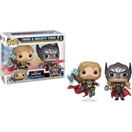 Funko Pop! Marvel: Love & Thunder - Pack de 2 - Thor e Mighty Thor (63176)
