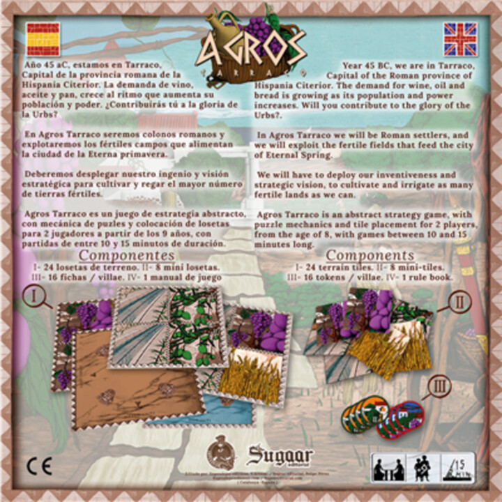 Asmodee Board Game! Agros Tarraco