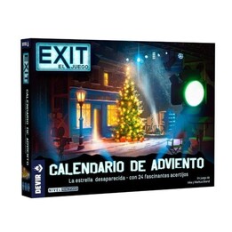Devir EXIT Calendario dell'Avvento Gioco Escape Room nero