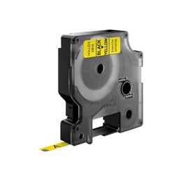 DYMO D1 nastro per etichette standard 6 mm x 7 m nero su giallo