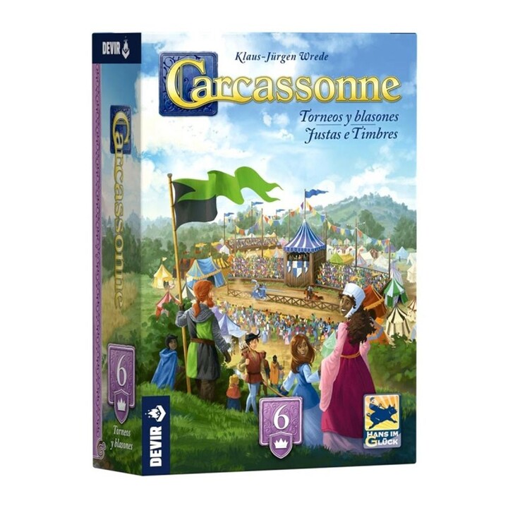 Devir Carcassonne exp6: Torneios e Brasões