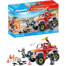 Playmobil Fire Engine 71824 with Extendable Ladder and Lights