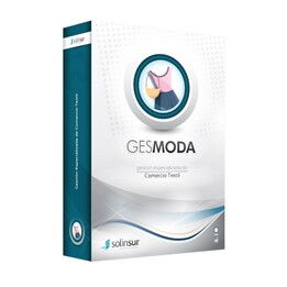SOLINSUR GESMODA - Programa de gestão integrada para comércio têxtil, monoposto
