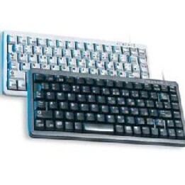 Teclado Cherry G84-44100 Ultra Compacto USB Blanco