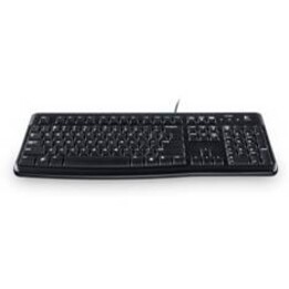 Teclado Logitech K120 USB preto, versão francesa