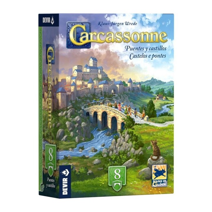 Devir Carcassonne exp8 Pontes e Castelos