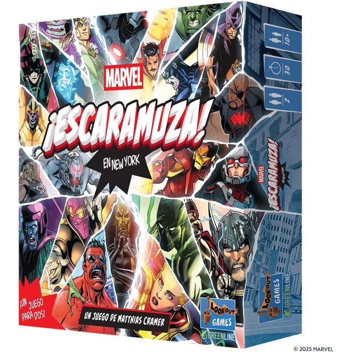 Jogo de Tabuleiro Asmodee! Marvel! Escaramuça! Em Nova Iorque