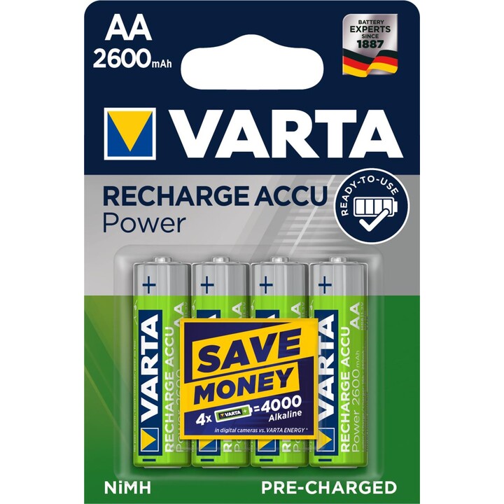 Varta RECHARGE ACCU Power AA Batería recargable Níquel-metal hidruro (NiMH)