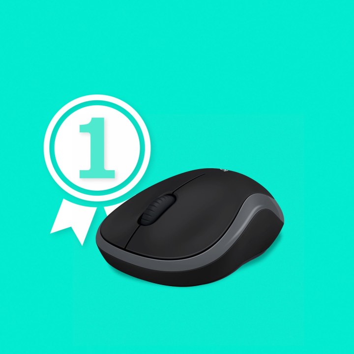 Logitech M185 mouse wireless grigio