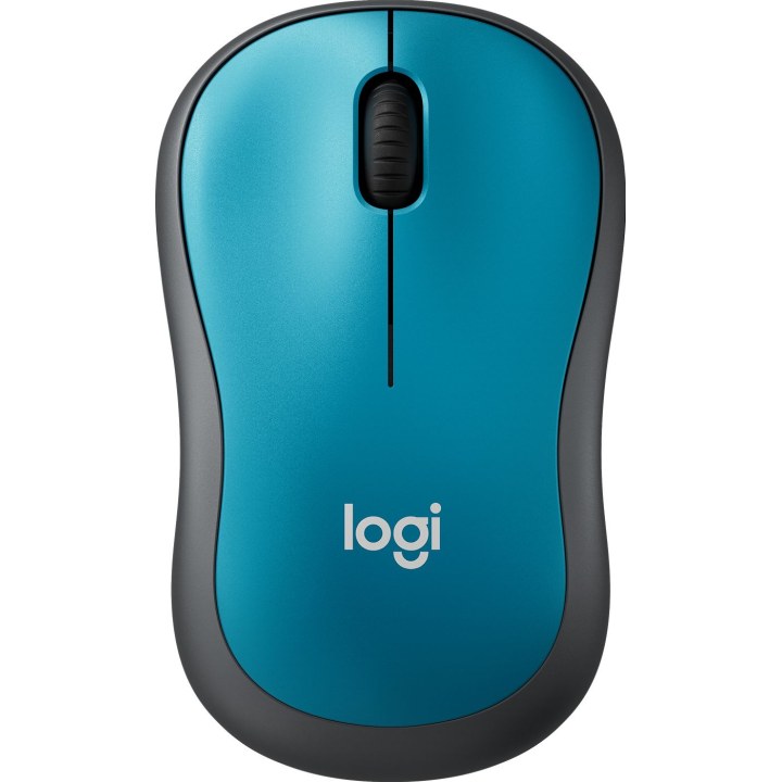 Logitech M185 kabellose Maus blau/grau