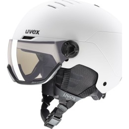 Casque de ski Uvex Wanted Visor Pro V, blanc mat