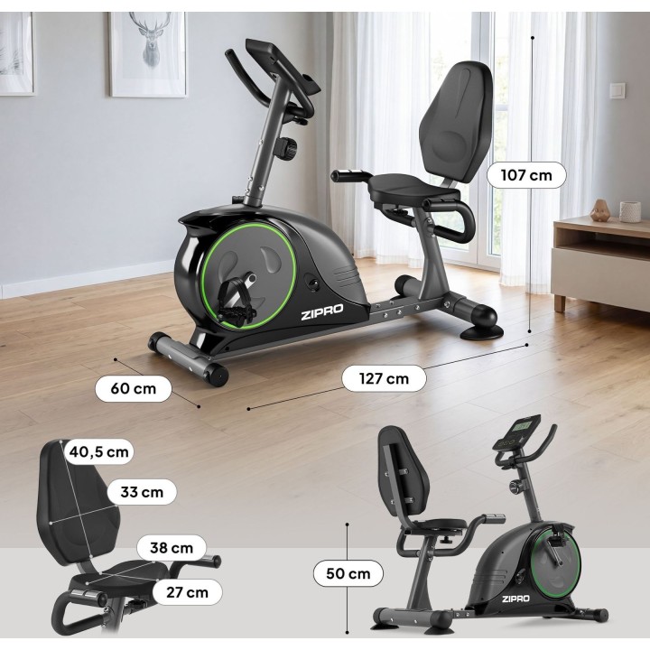 Bicicleta estática Zipro Easy 45680