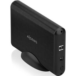 Caixa externa para disco rígido de 3,5 polegadas Aisens ASE-3533B / USB 3.1