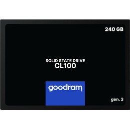 Goodram CL100 Gen 3 SSD SATA III 2.5 da 240 GB