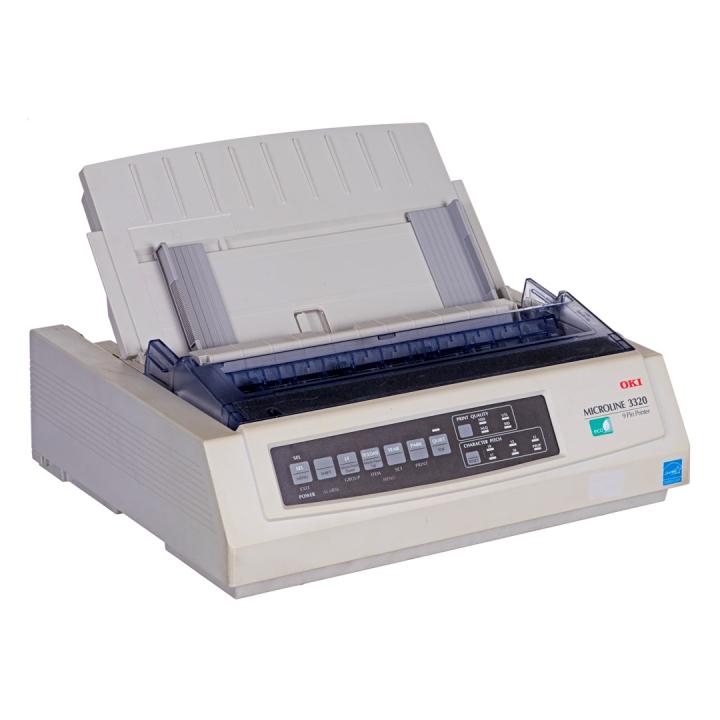 OKI ML 3320 dot matrix printer beige