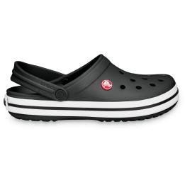 Crocs Crocband Unisex Clogs, Black, White