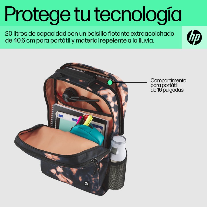 Mochila Campus XL Tie Dye de 16 polegadas - 7J593AA