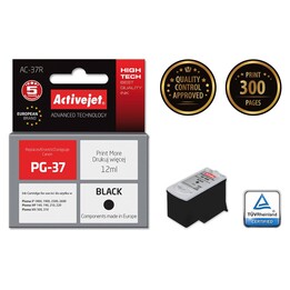 Activejet AC-37R Compatible ink cartridge Black 1 pc(s)