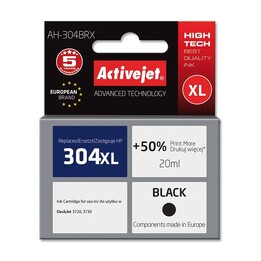 Activejet AH-304BRX cartucho de tinta 1 pieza(s) Compatible Alto rendimiento (XL) Negro