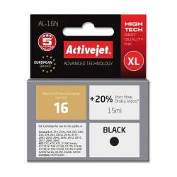 Activejet AL-16N cartucho de tinta 1 pieza(s) Compatible Alto rendimiento (XL) Negro - Imagen 1