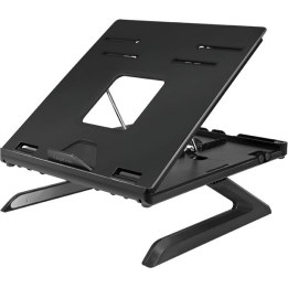 Supporto per notebook con supporti per smartphone