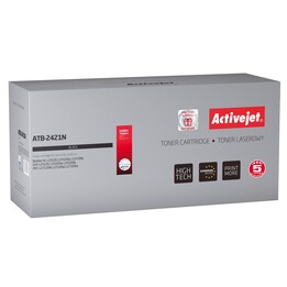 Activejet ATB-2421N TonerkartuschefürBrother-Drucker; Brother TN-2421 Ersatz; Höchste; 3000 Seiten; Schwarz