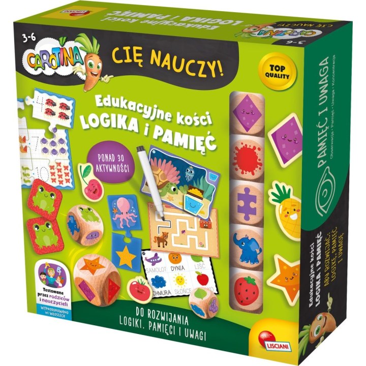 Carotina Educational Dice - Logic and Memory