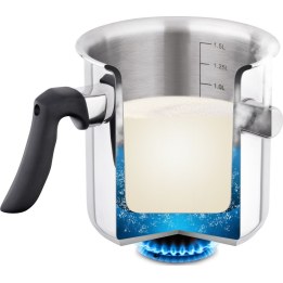 Lamart LT1068 jarra para leche de acero inoxidable 1,5 l plateada