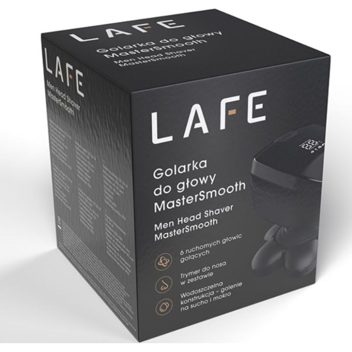 Lafe MasterSmooth rasoio per testa nero