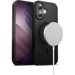 Custodia MagSafe per iPhone 17, nera, ibrida