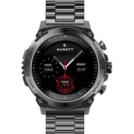 GARETT ATOM BLACK STEEL SMARTWATCH