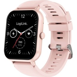 Logilink Smartwatch LCD, BT 5.2, IP68, rosa SW0001P