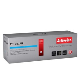 Activejet ATH-311AN (remplacement Canon, HP 126A CRG-729C, CE311A ; Premium ; 1000 pages ; bleu)