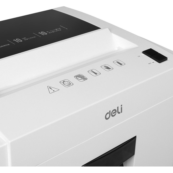 DELI E9952 Destructeur de documents blanc