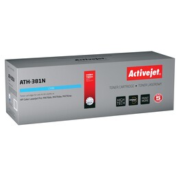 Activejet ATH-381N Cartuccia toner compatibile Ciano 1 pz.