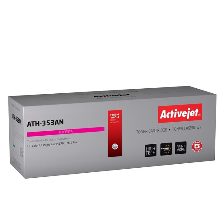 Activejet ATH-353AN TonerkartuschefürHP Drucker; HP CF353A-Ersatz; Höchste; 1100 Seiten; Magenta