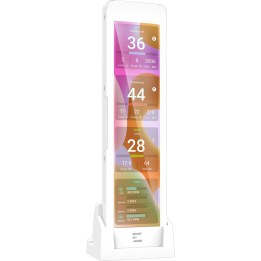 Zalman ZM-MF916, panel de visualización con sensores, blanco