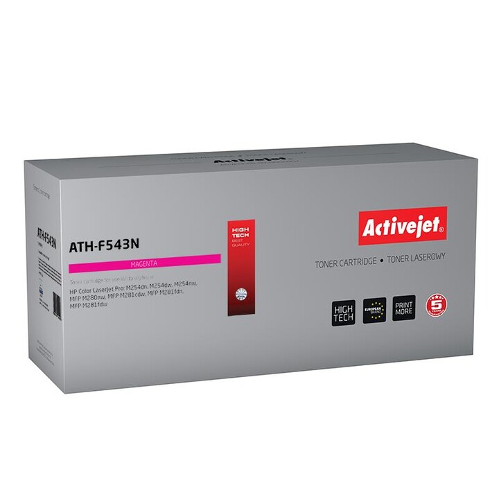 Activejet ATH-F543N cartucho de tóner Compatible Magenta 1 pieza(s)
