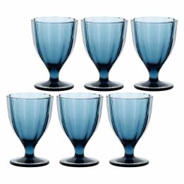 6er-Set Amami-Gläser – Blau, 300 ml