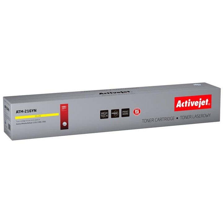 Activejet Cartouche toner ATM-216YN (remplacement Konica Minolta TN216Y ; Supreme ; 26000 pages ; jaune)