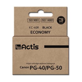 Actis KC-40R TintenpatronefürCanon Drucker; Canon PG-40 / PG-50-Ersatz; Standard; 25ml; Schwarz