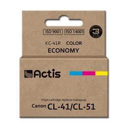 Actis KC-41R Cartuccia d'inchiostro compatibile Ciano, Magenta, Giallo 1 pz.