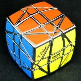 Calvin's Hexaminx Silver Rubik's Cube