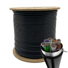 Phasak FTP Cat6 Solid-Core Network Cable Reel, 305 m, PHR 672