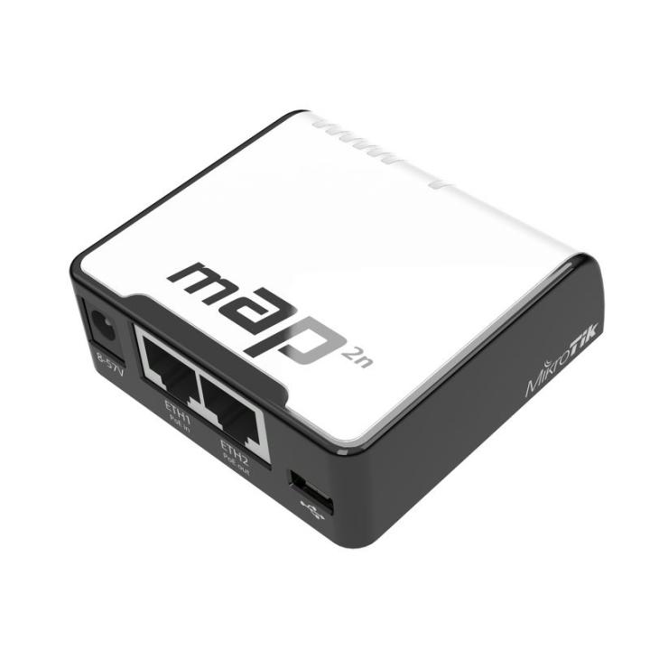 Access point MikroTik RBmAP2nD, mAP, 2,4 GHz, 2x 10/100, micro