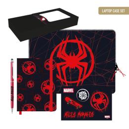 Conjunto de presente com capa do Homem-Aranha