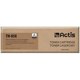 Actis Toner TH-05X pour imprimantes HP, Canon, Remplacement HP 05X CE505X, Canon CRG-719H; Standard; 6500 pages; noir