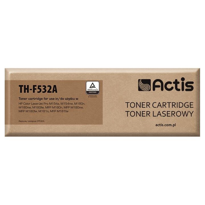 Actis Toner TH-532A pour imprimantes HP, Canon; remplacement HP 304A CC532A, Canon CRG-718Y; Standard; 3000 pages; jaune