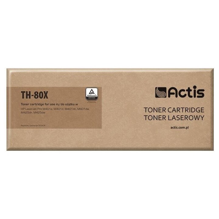 Actis Cartouche de toner TH-80X (remplacement HP 80X CF280X ; Standard ; 6900 pages ; noir)