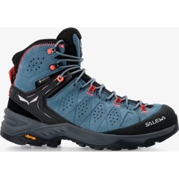 Scarponi da donna Salewa Alp Trainer 2 Mid GTX, blu Java e corallo fluo